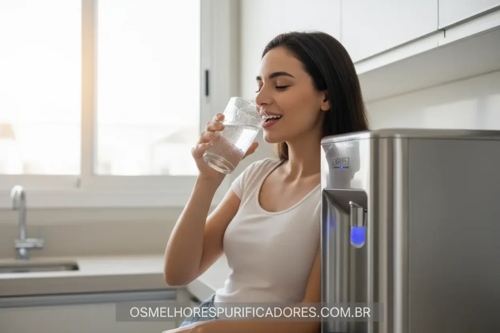 Purificador De Água Everest Slim Prata